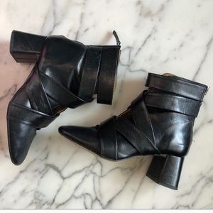 Zara Strappy Heeled booties